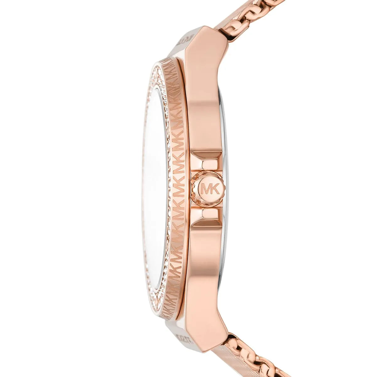 Michael Kors Lennox Pavé Rose Gold-Tone Mesh Women's Watch - MK7336