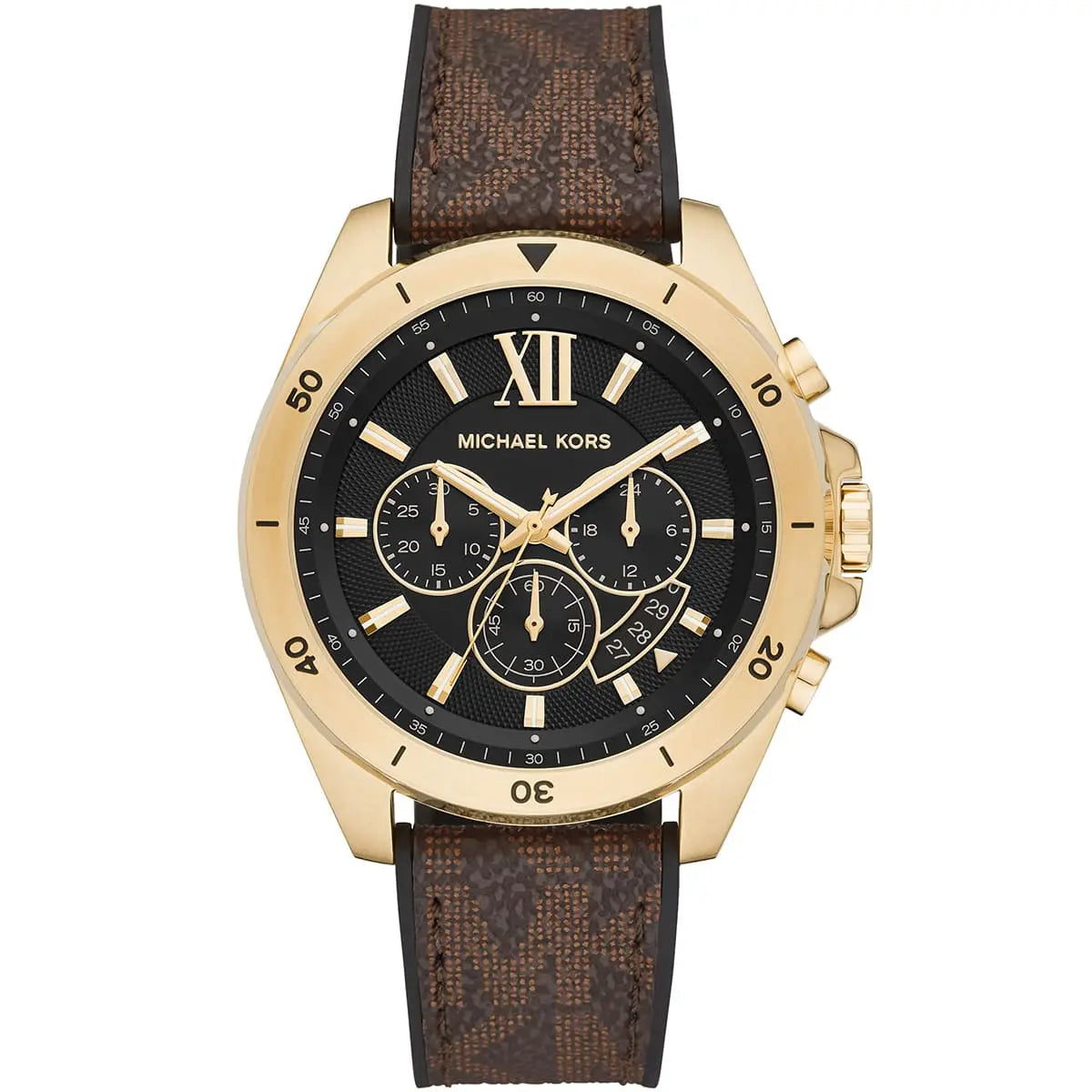 Michael Kors Oversized Brecken Logo and Gold-Tone Men's Watch - MK8849