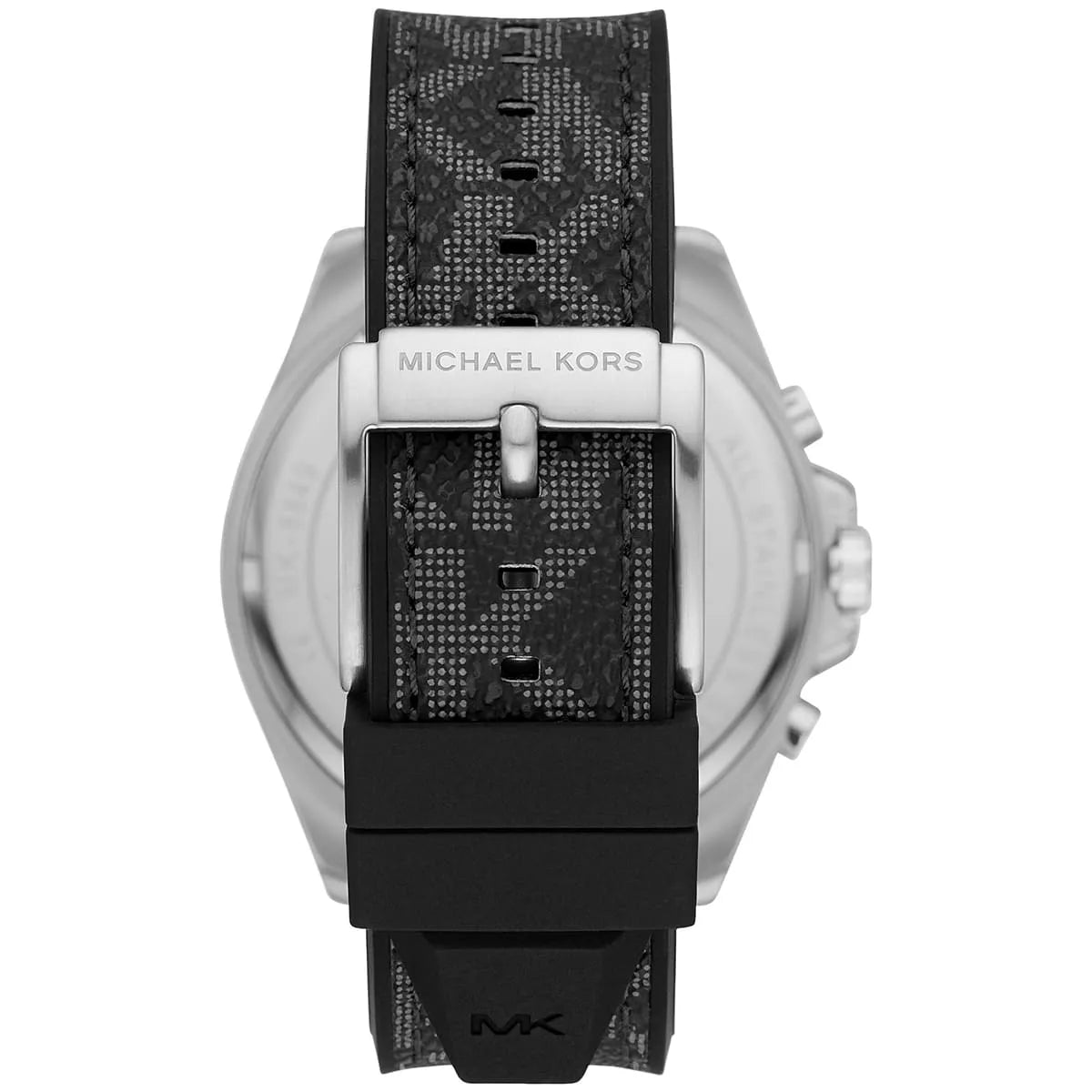 Michael Kors Oversized Brecken Chronograph Black PVC/Silicone Strap Men's Watch - MK8850