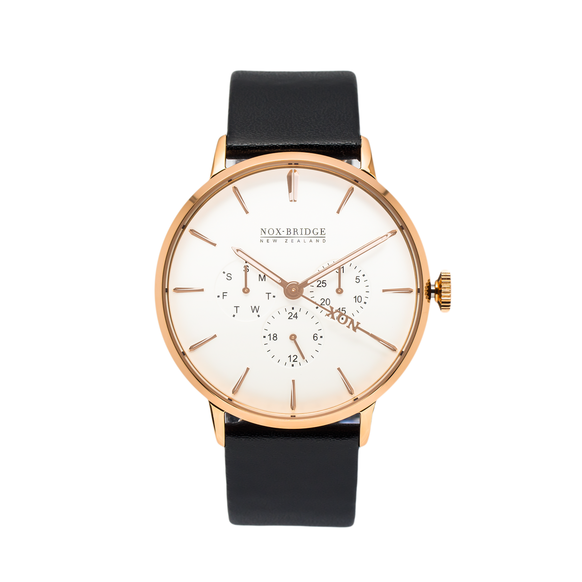 NOX-BRIDGE Classic Capella Rose Gold 41MM CRG41 - The Watches Men & CO