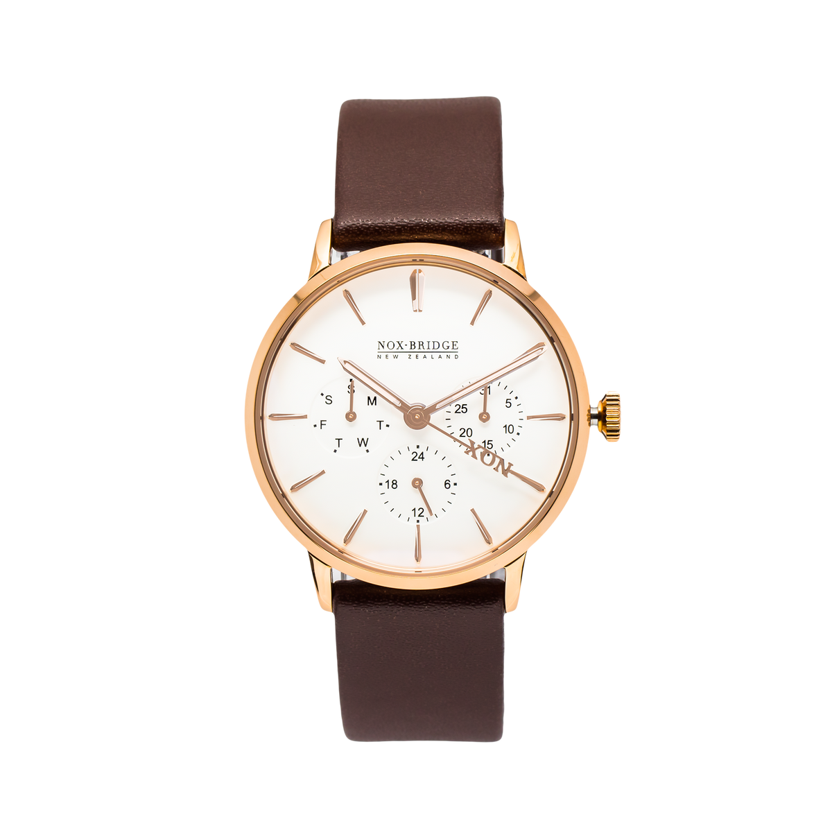 NOX-BRIDGE Classic Izar Rose Gold 36MM IRG36 - The Watches Men & CO
