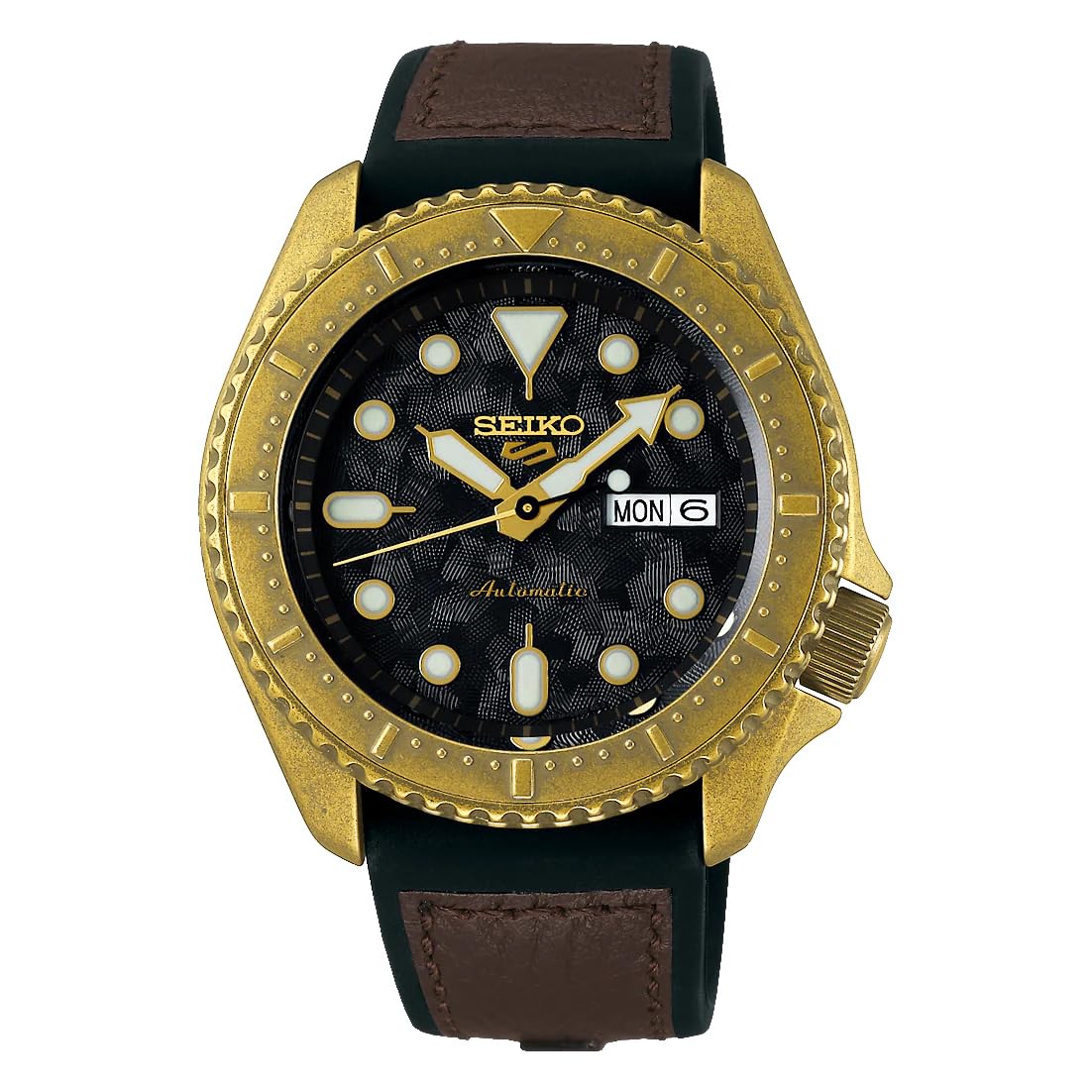 Seiko 5 Sports Automatic Black Dial Men’s Watch SRPE80K1 - Watch