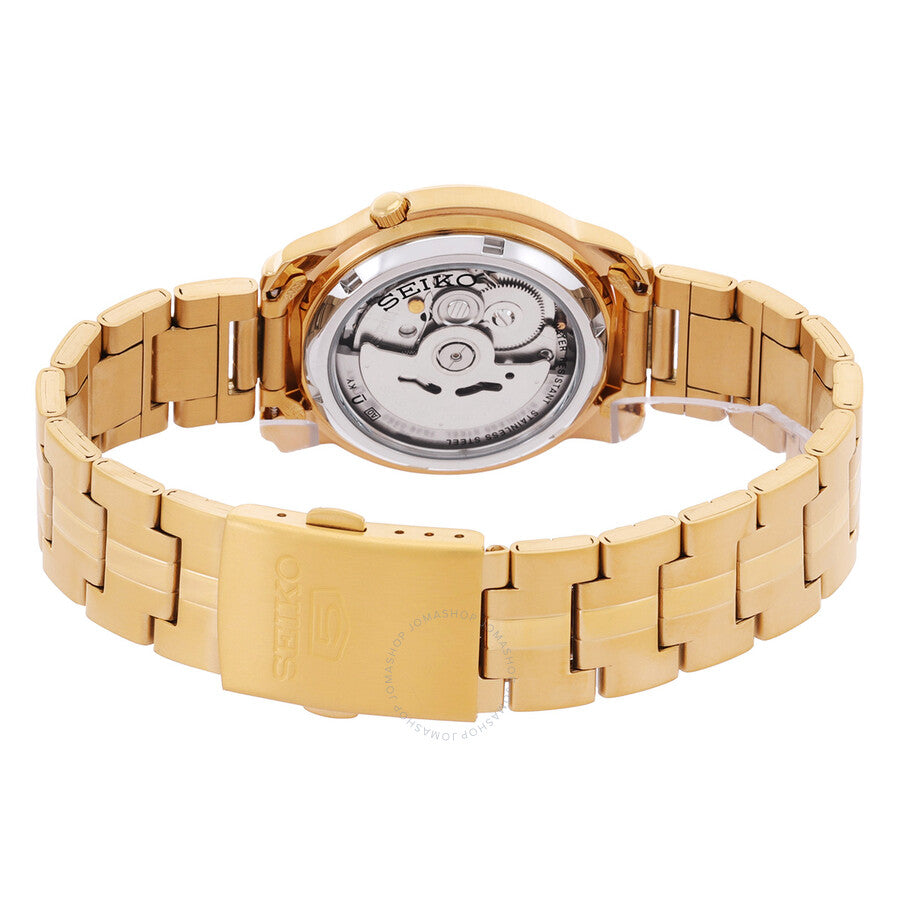 Seiko Series 5 Automatic Gold Dial Men's Watch SNKL86K1 - The Watches Men & Co #3