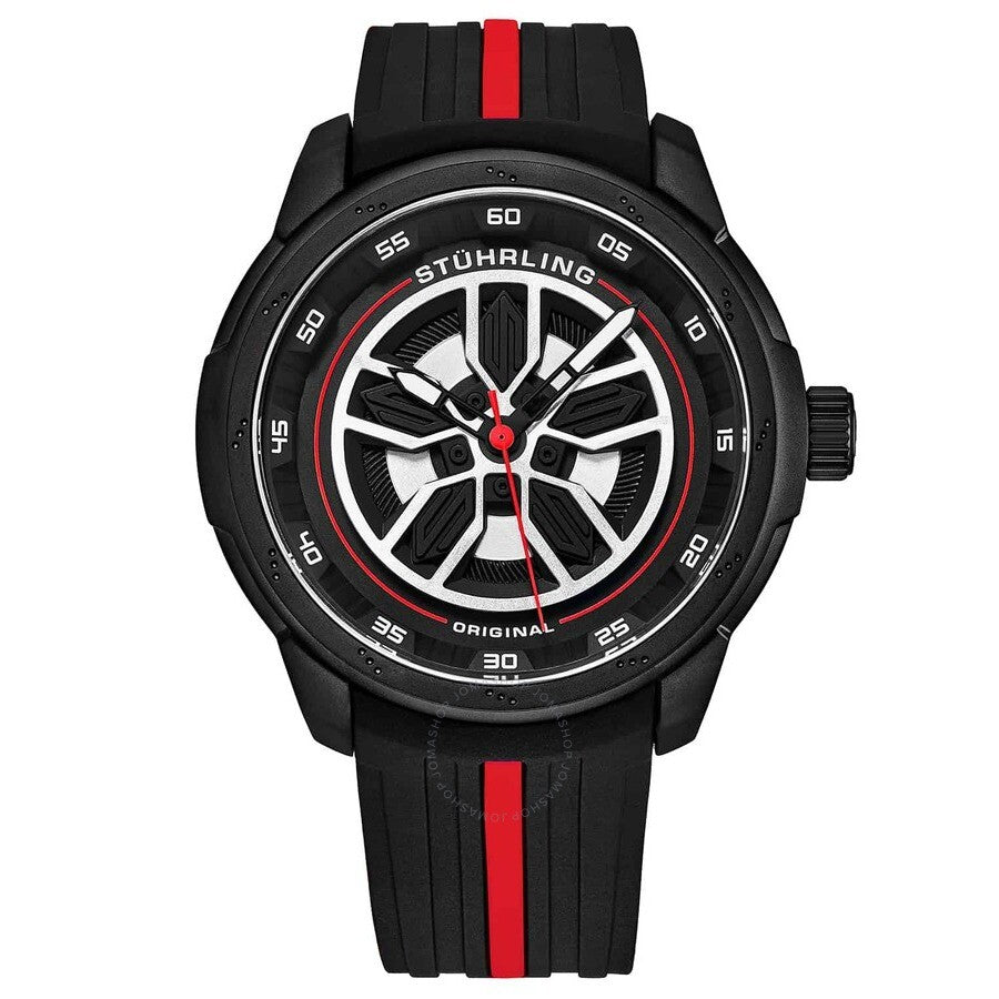 Stuhrling Original Aviator Black Dial Men's Watch M15578 - Dawson Watches