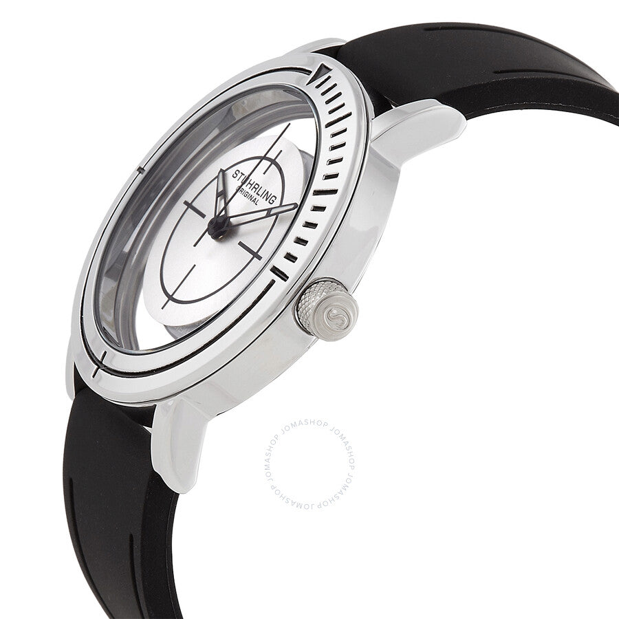 Stuhrling Original Aviator Quartz Silver Dial Men's Watch M16254 - Dawson Watches #2