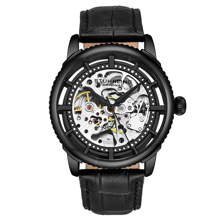 Stuhrling Original Legacy Automatic Black Dial Men's Watch M13632 - Dawson Watches