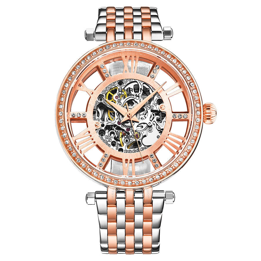 Stuhrling Original Legacy Automatic Rose Skeleton Dial Ladies Watch M13604 - Dawson Watches