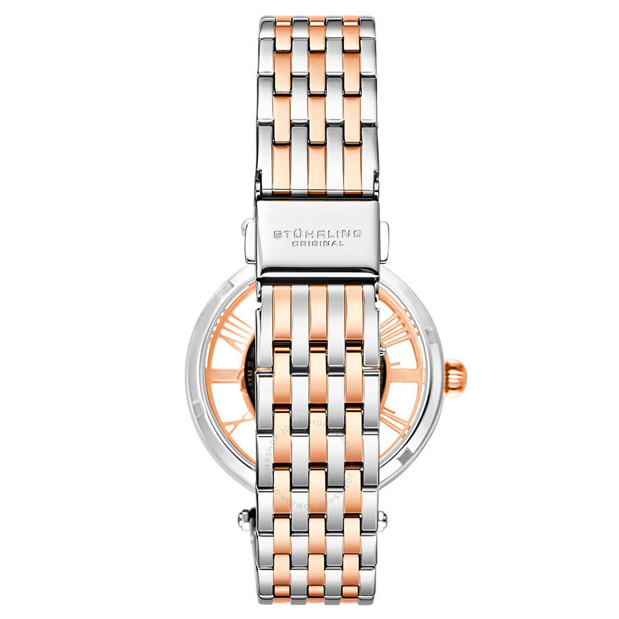 Stuhrling Original Legacy Automatic Rose Skeleton Dial Ladies Watch M13604 - Dawson Watches #2