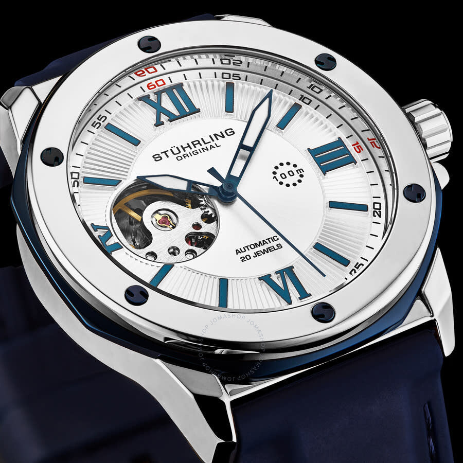 Stuhrling Original Legacy Automatic Silver Dial Men's Watch M17214#M17214 - Dawson Watches #6