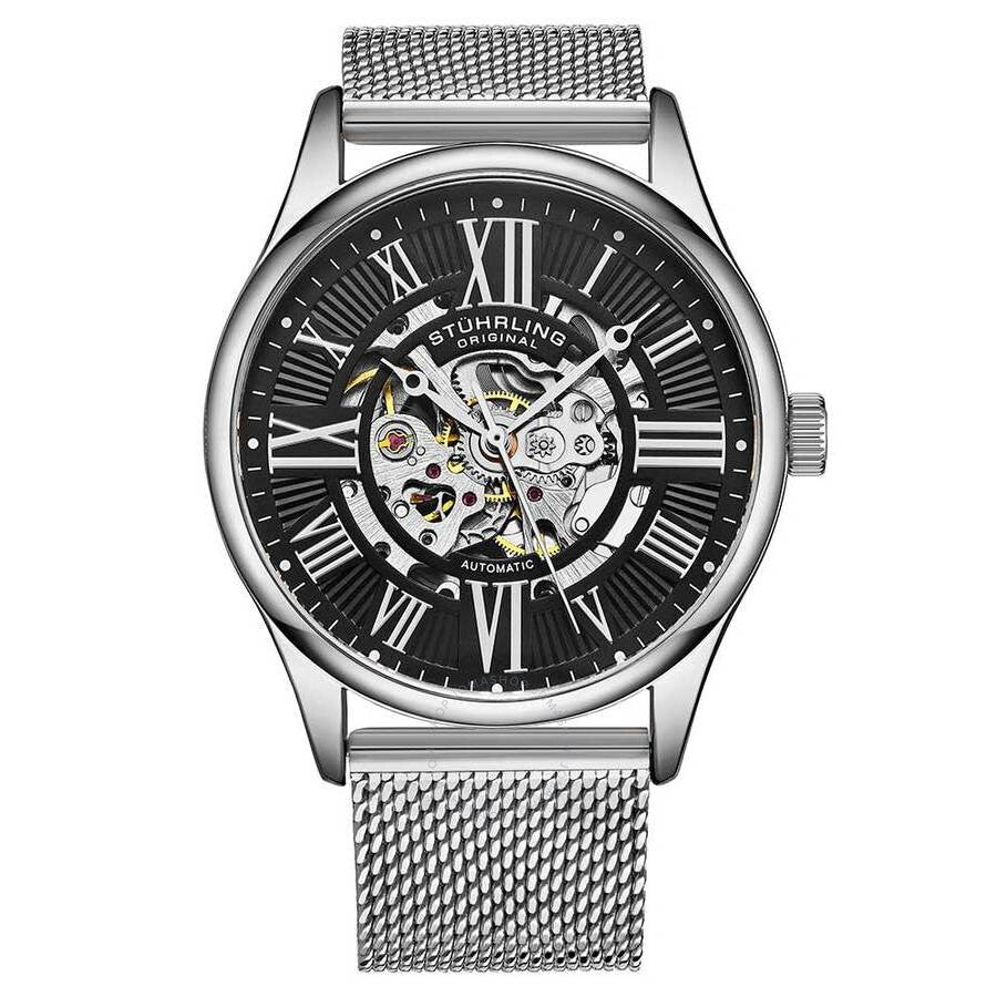 Stuhrling Original Legacy Black Dial Men's Watch M15732 - Dawson Watches