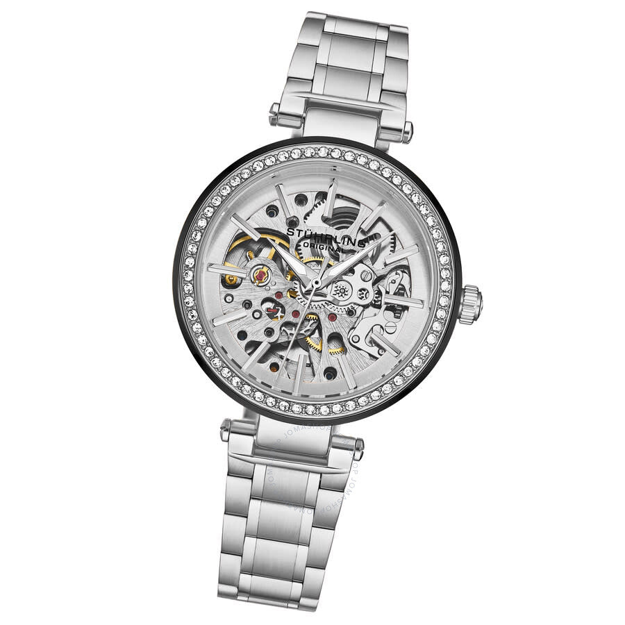 Stuhrling Original Legacy Automatic Silver Dial Ladies Watch M17989 - Dawson Watches #2