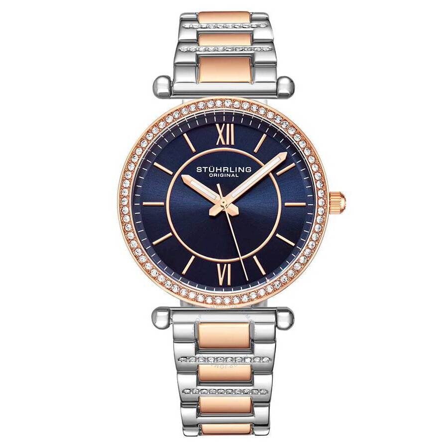 Stuhrling Original Symphony Blue Dial Ladies Watch M15611 - Dawson Watches