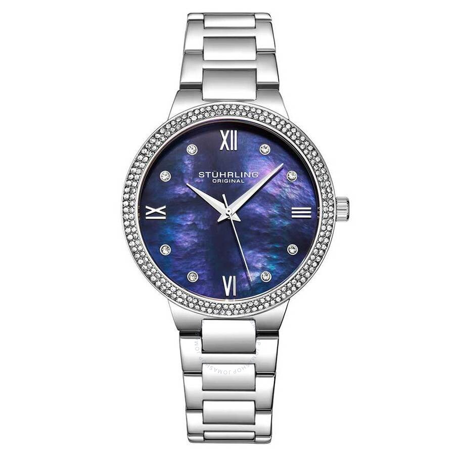 Stuhrling Original Symphony Blue Dial Ladies Watch M15620 - Dawson Watches