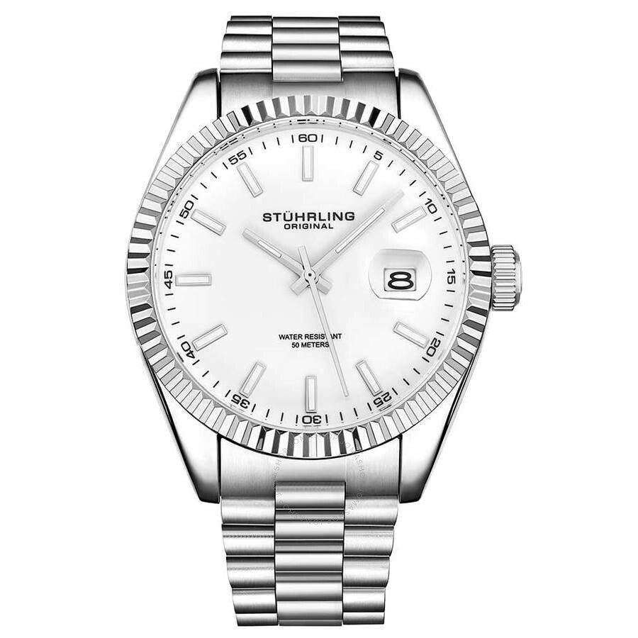 Stuhrling Original Symphony White Dial Men's Watch M15688 - Dawson Watches