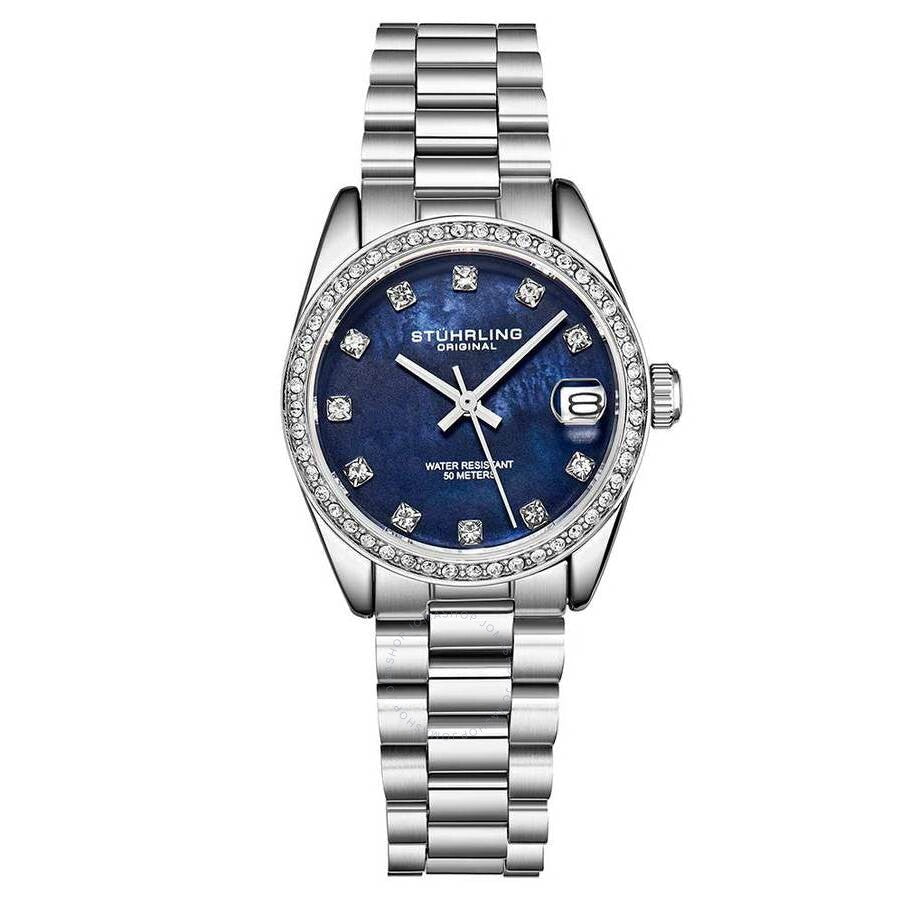 Stuhrling Original Vogue Blue Dial Ladies Watch M15703 - Dawson Watches