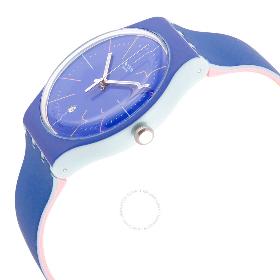 Swatch Blue Layered Quartz Blue Dial Men's Watch SUOS403 - Dawson Watches #2