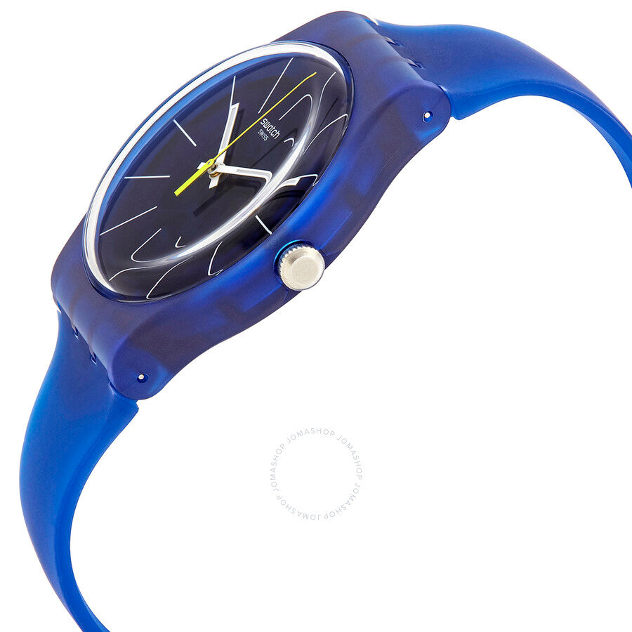 Swatch Blue Sirup Quartz BlueTranslucent Dial Men's Watch SUON142 - Dawson Watches #2
