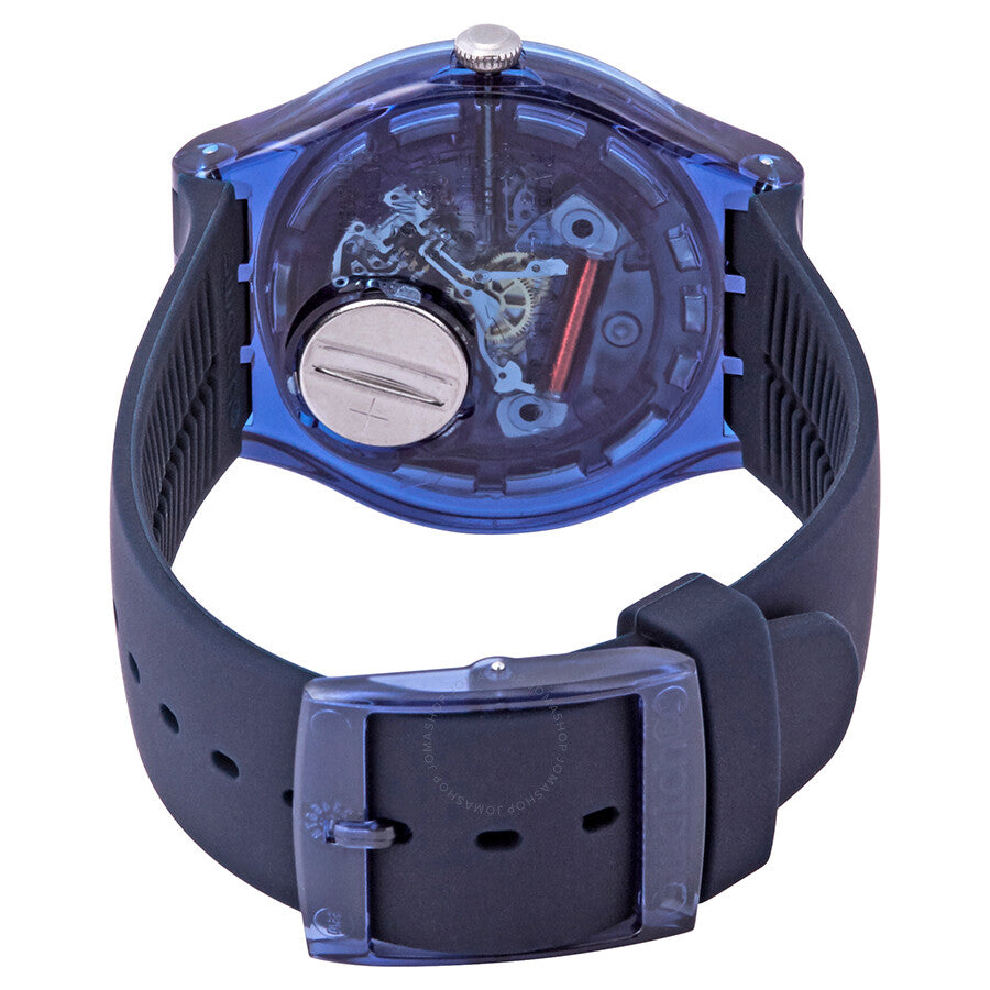 Swatch Blusparkles Blue Crystal Dial Ladies Watch SUON134 - Dawson Watches #3
