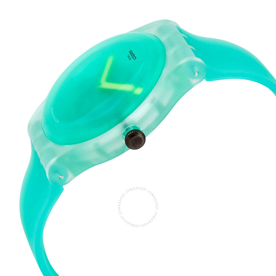 Swatch Nature Blur Quartz Green Translucent Dial Men's Watch SUOG119 - Dawson Watches #2