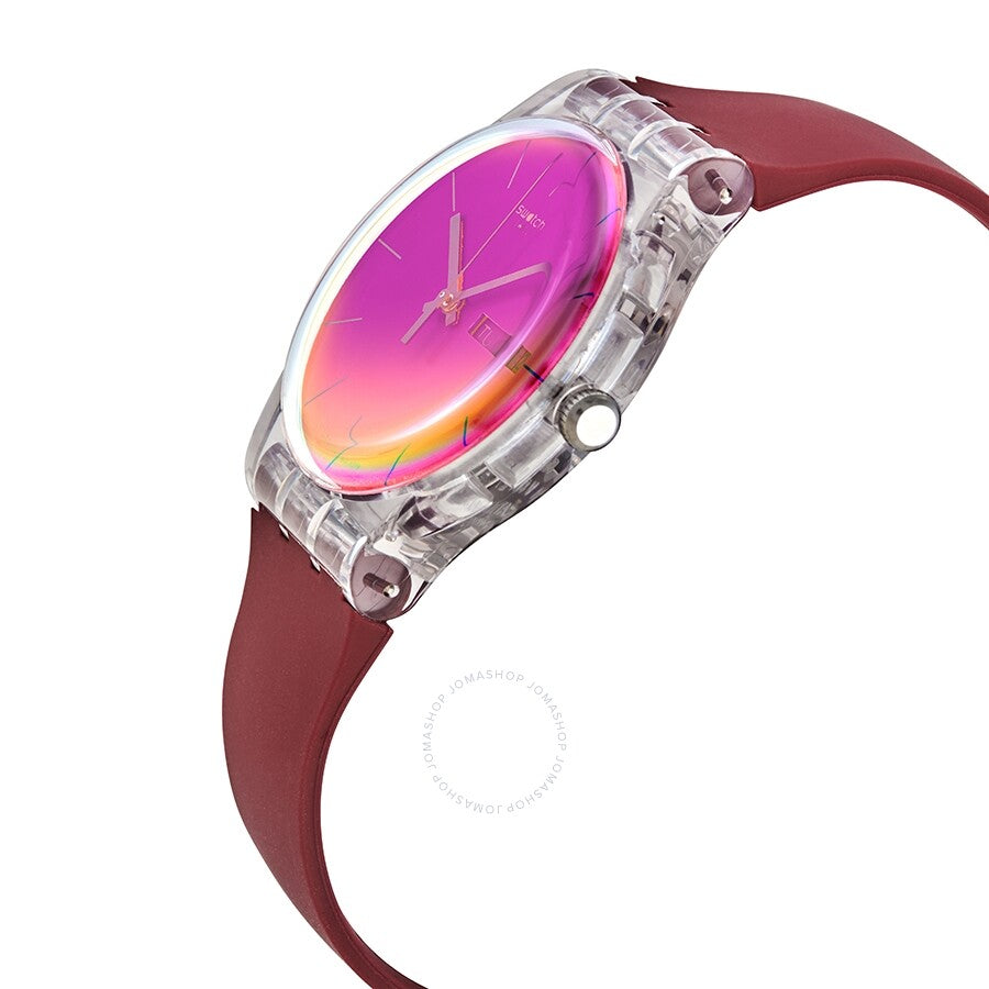 Swatch POLARED Quartz Red Dial Ladies Watch SUOK717 - Dawson Watches #2
