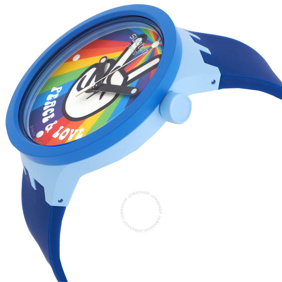 Swatch Pride Peace Hand Love Quartz Men's Watch SB03N105 - Dawson Watches #2