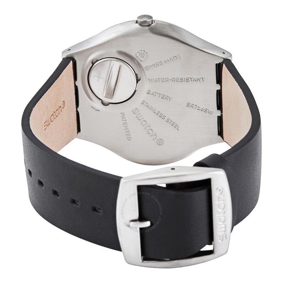 Swatch SKINBLACK Quartz Black Dial Men's Watch SS07S100 - Dawson Watches #3