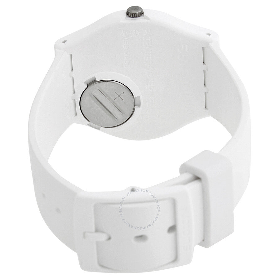 Swatch Think Time White Quartz White Dial Ladies Watch SO31W100 - Dawson Watches #3