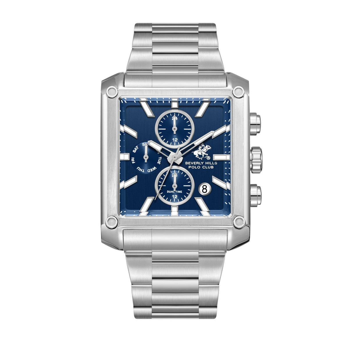 Beverly Hills Polo Club Silver Men's Watch BP3868X.390 BP3868X.390 - Image 1
