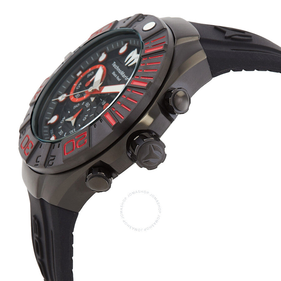 Technomarine Reef Black Chronograph GMT Quartz Black Dial Men's Watch TM-523010 - Dawson Watches #2