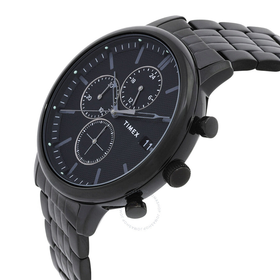 Timex Chicago Chronograph Quartz Black Dial Men's Watch TW2W13400 - Dawson Watches #2