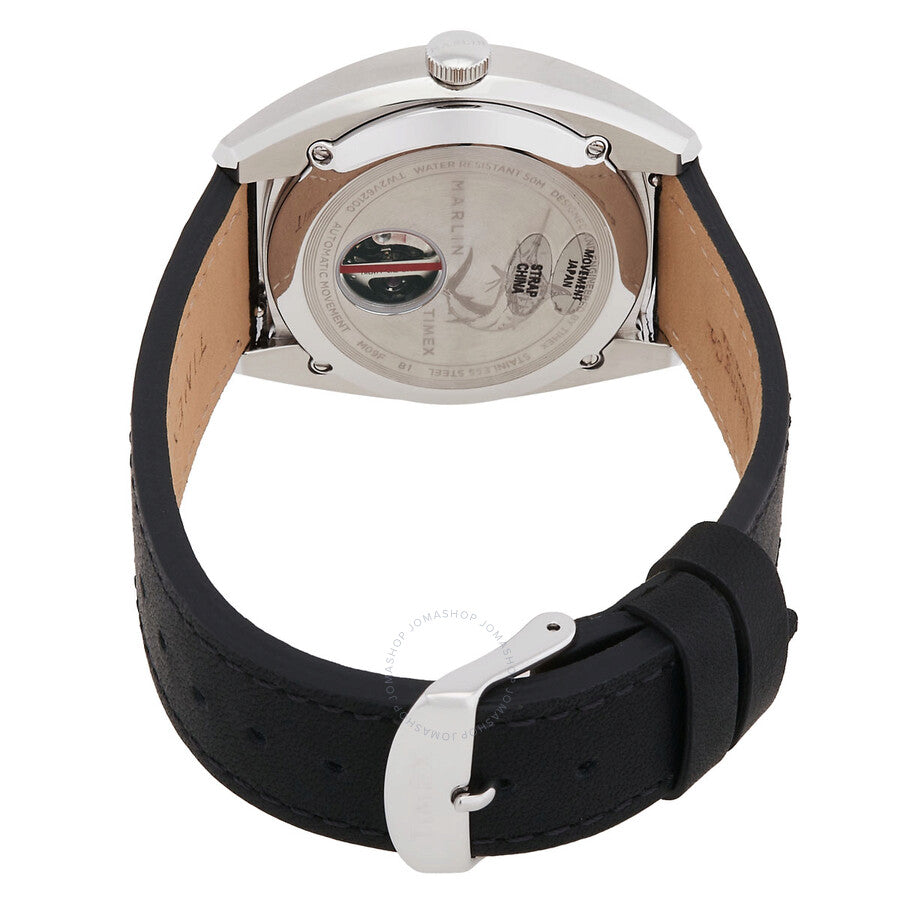 Timex Marlin Automatic Black Dial Men's Watch TW2V62100 - Dawson Watches #3