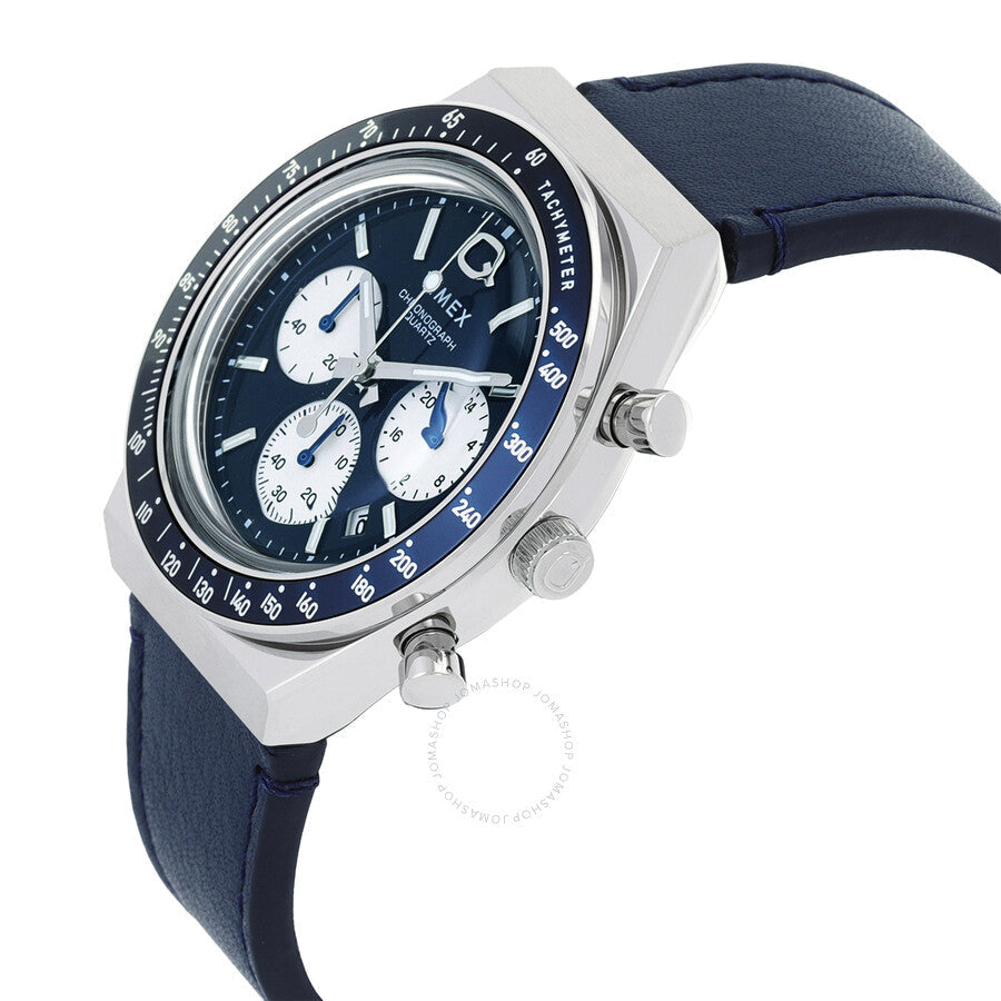 Timex Q Timex Chronograph Quartz Blue Dial Men's Watch TW2W51700 - Dawson Watches #2