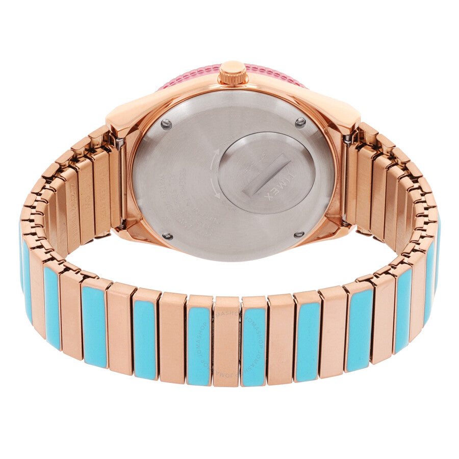 Timex Q Timex Malibu Quartz Pink Dial Ladies Watch TW2U81500 - Dawson Watches #3