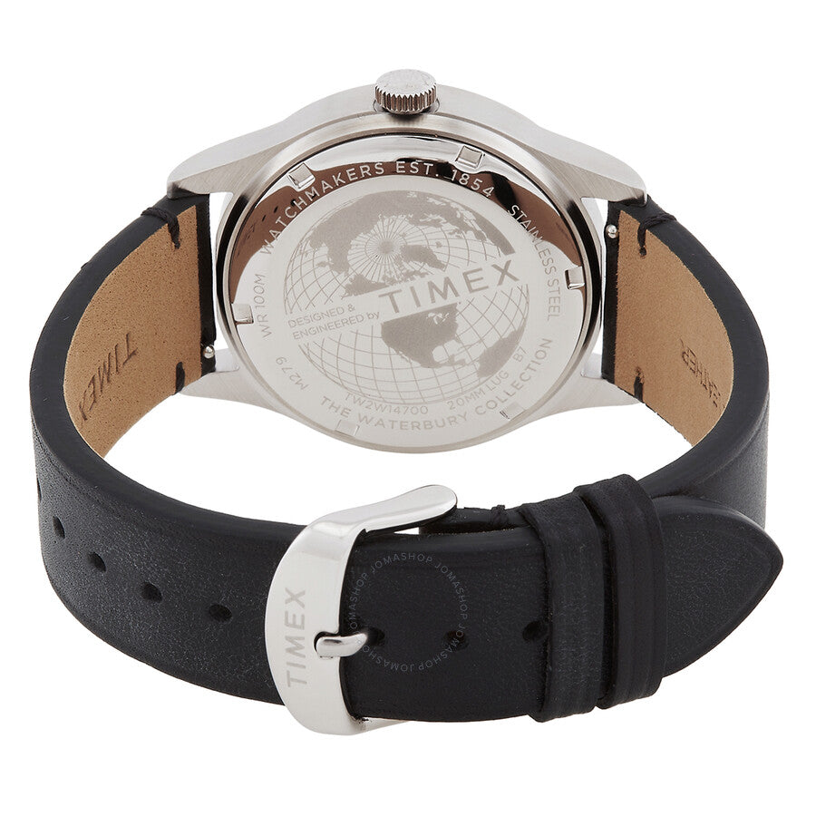 Timex Waterbury Traditional Day Date Quartz Black Dial Men's Watch TW2W14700 - Dawson Watches #3