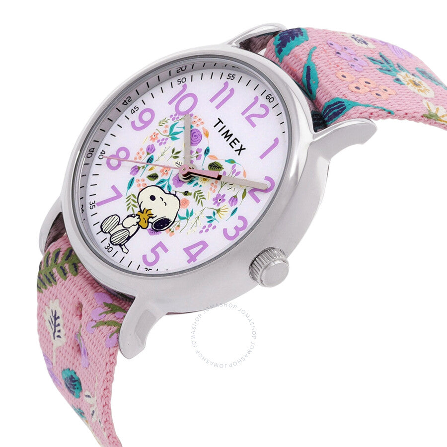 Timex Weekender X Peanuts Quartz White Dial Ladies Watch TW2V77800 - Dawson Watches #2
