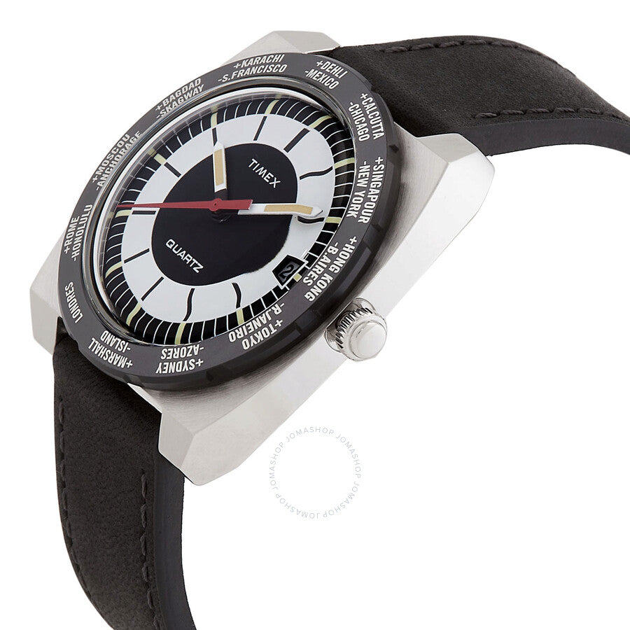 Timex World Time Reissue Quartz Black Dial Men's Watch TW2V69500 - Dawson Watches #2