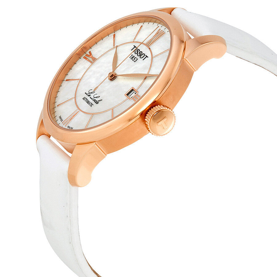 Tissot Le Locle Automatic White Mother of Pearl Dial Ladies Watch T41.6.453.83 - Dawson Watches #2