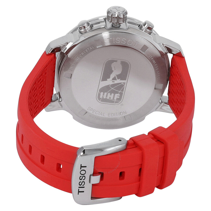 Tissot PRC 200 IIHF Swiss Edition Chronograph Quartz Silver Dial Men's Watch T114.417.17.037.01 - Dawson Watches #3