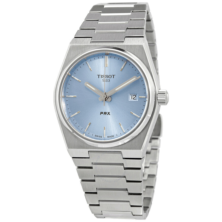 Tissot PRX 35 Quartz Blue Dial Ladies Watch T1372101135100 - Dawson Watches