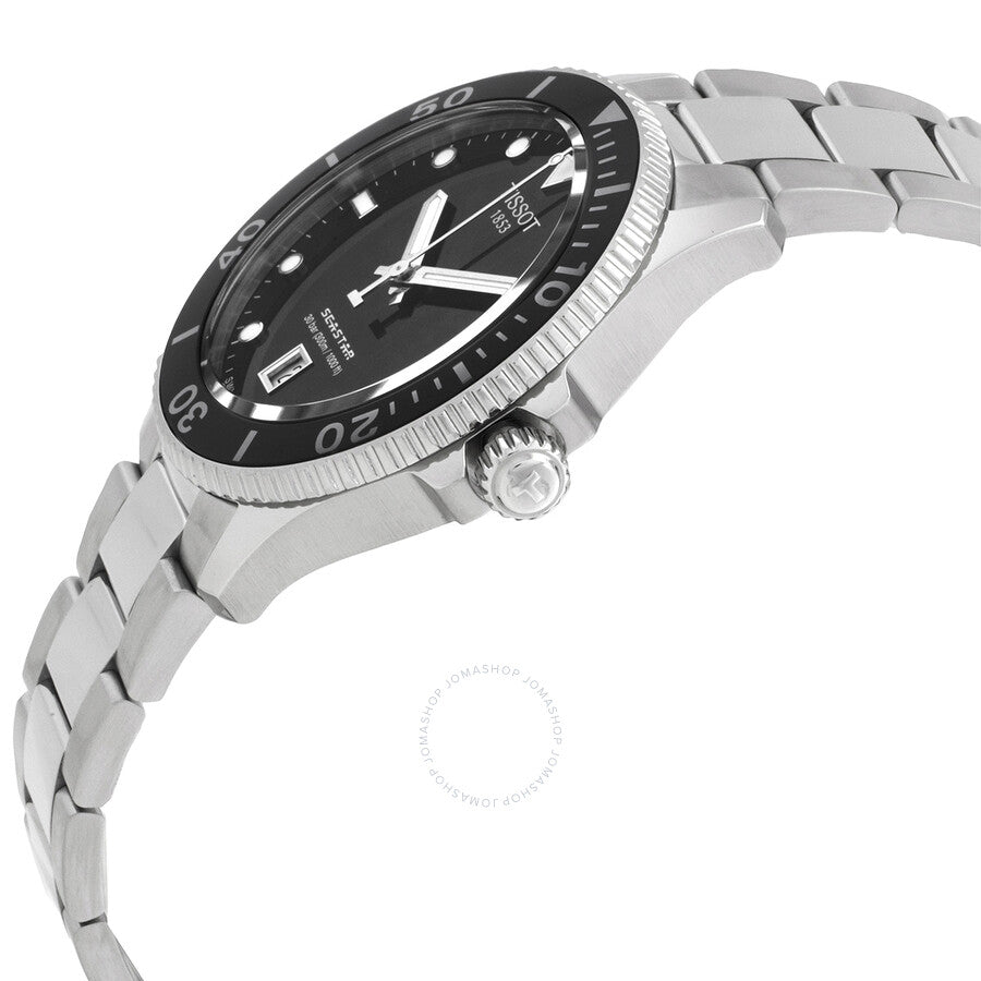 Tissot Seastar Quartz Black Dial Men's Watch T120.410.11.051.00 - Dawson Watches #2
