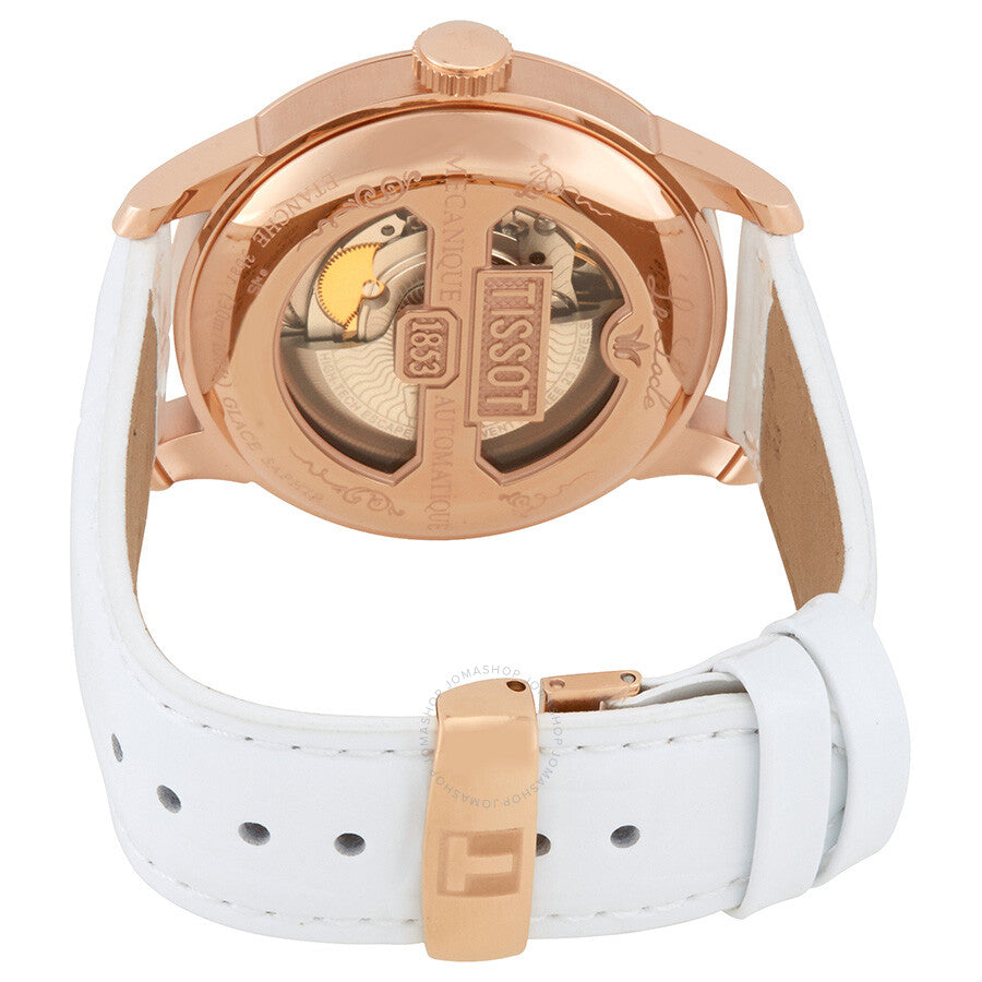 Tissot T-Classic Automatic White Mother of Pearl Ladies Watch T006.407.36.118.00 - Dawson Watches #3