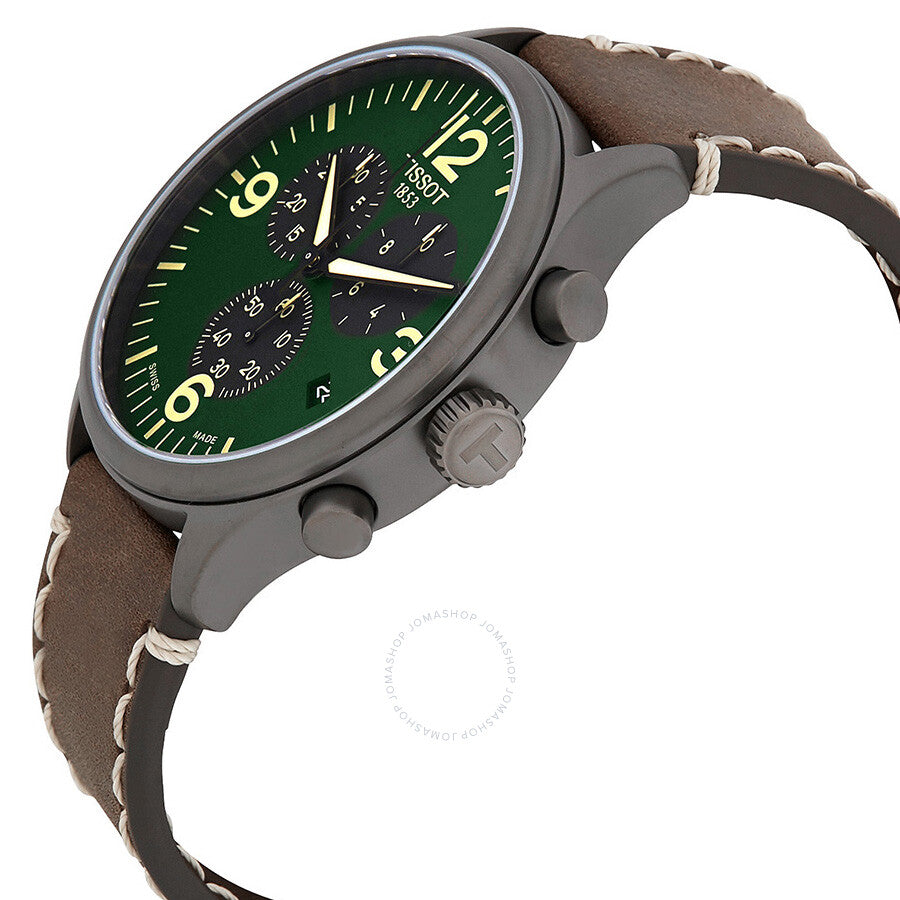 Tissot T-Sport Chronograph XL Olive Green Dial Men's Watch T116.617.36.097.00 - Dawson Watches #2