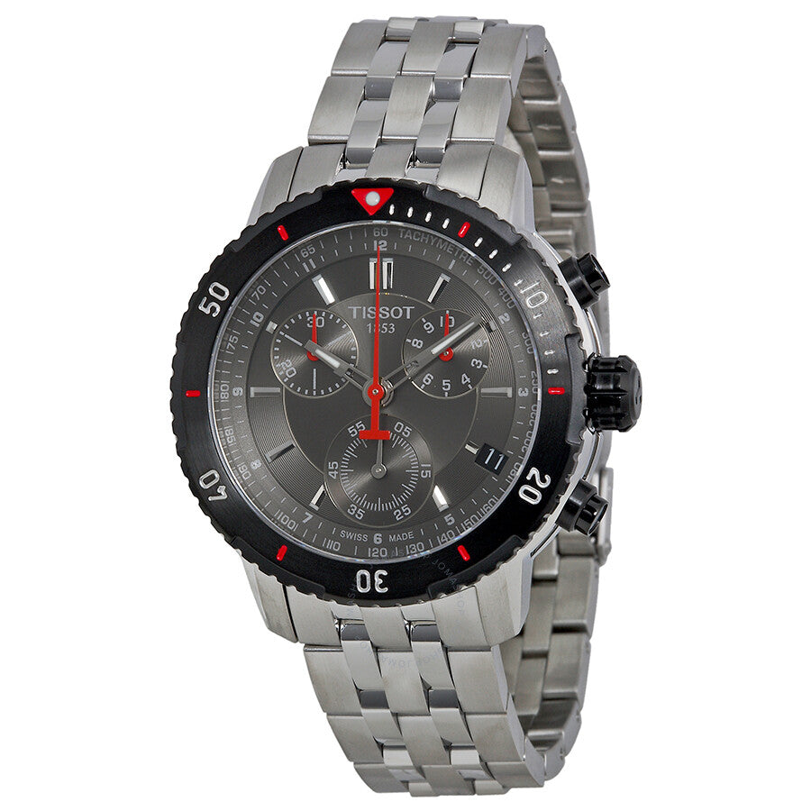 Tissot T-Sport PRS200 Chronograph Black Dial Men's Watch T0674172105100 - Dawson Watches