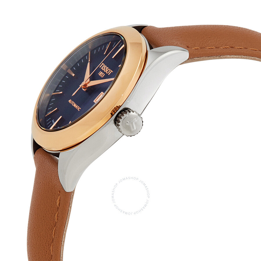Tissot T-My Lady Automatic Smoked Blue Dial Watch T930.007.46.041.00 - Dawson Watches #2