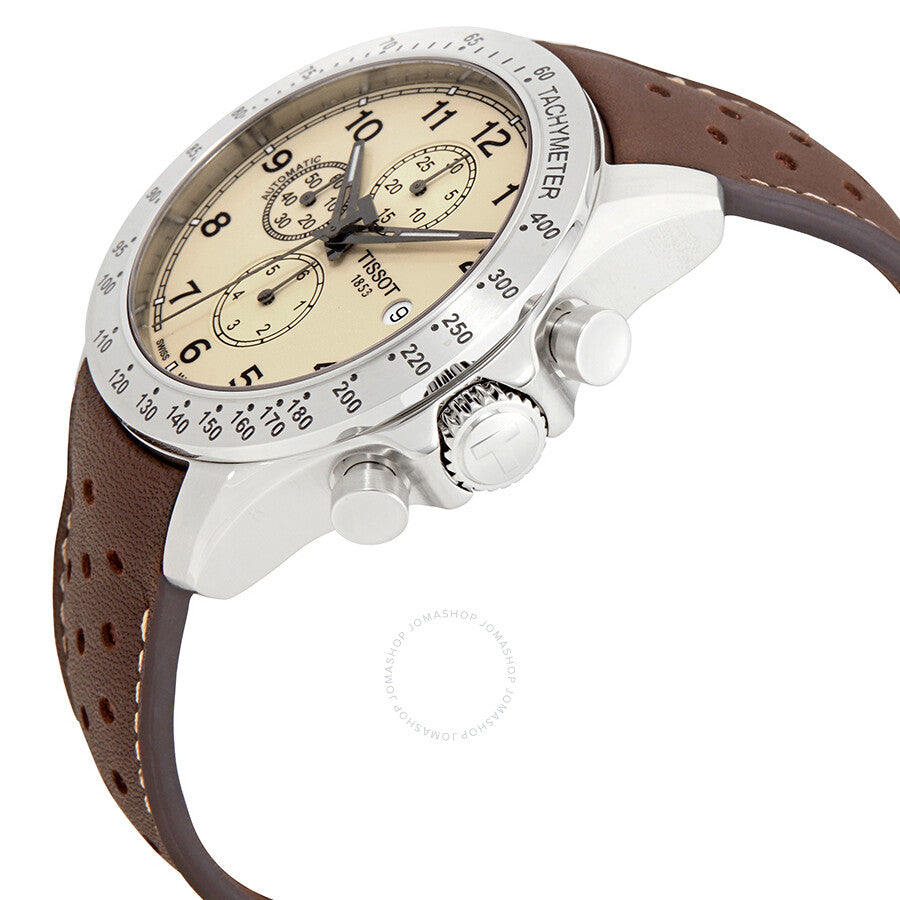 Tissot V8 Chronograph Automatic Cream Dial Men's Watch T106.427.16.262.00 - Dawson Watches #2