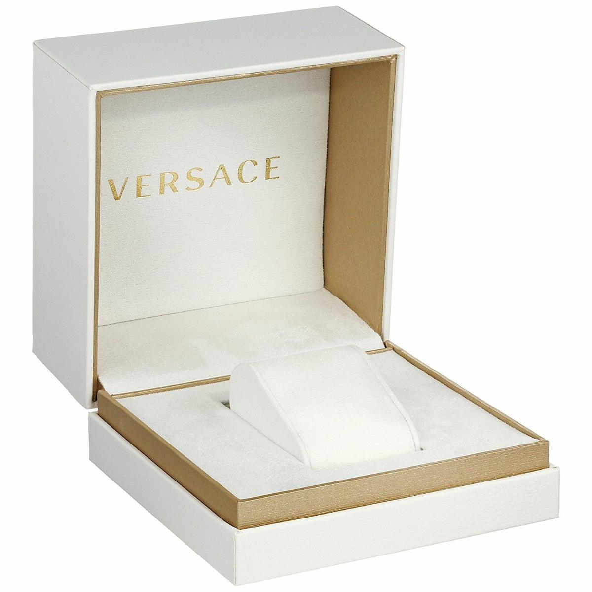 Versace Greca Logo Quartz Silver Dial Ladies Watch VEVH00620 - Watch