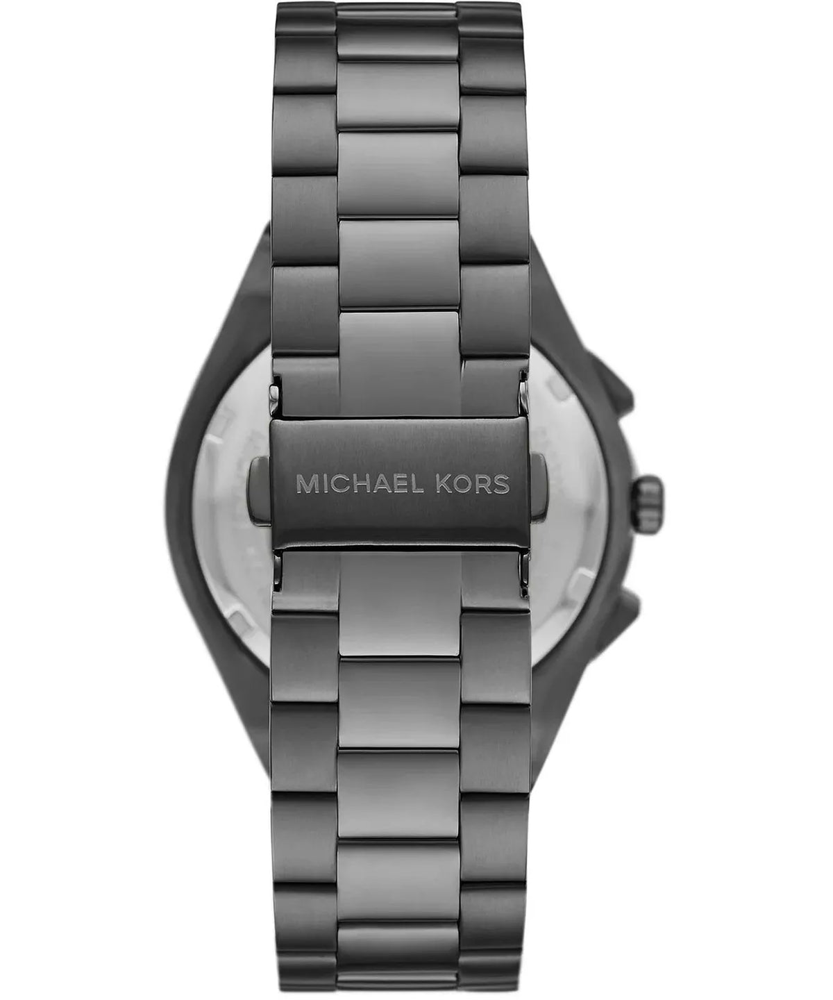 Michael Kors Oversized Lennox Chronograph Olive Dial Gunmetal Men's Watch - MK9118