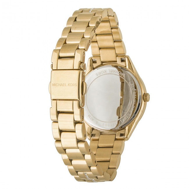 Michael Kors Lauryn White MOP Dial Gold Women's Watch - MK3899