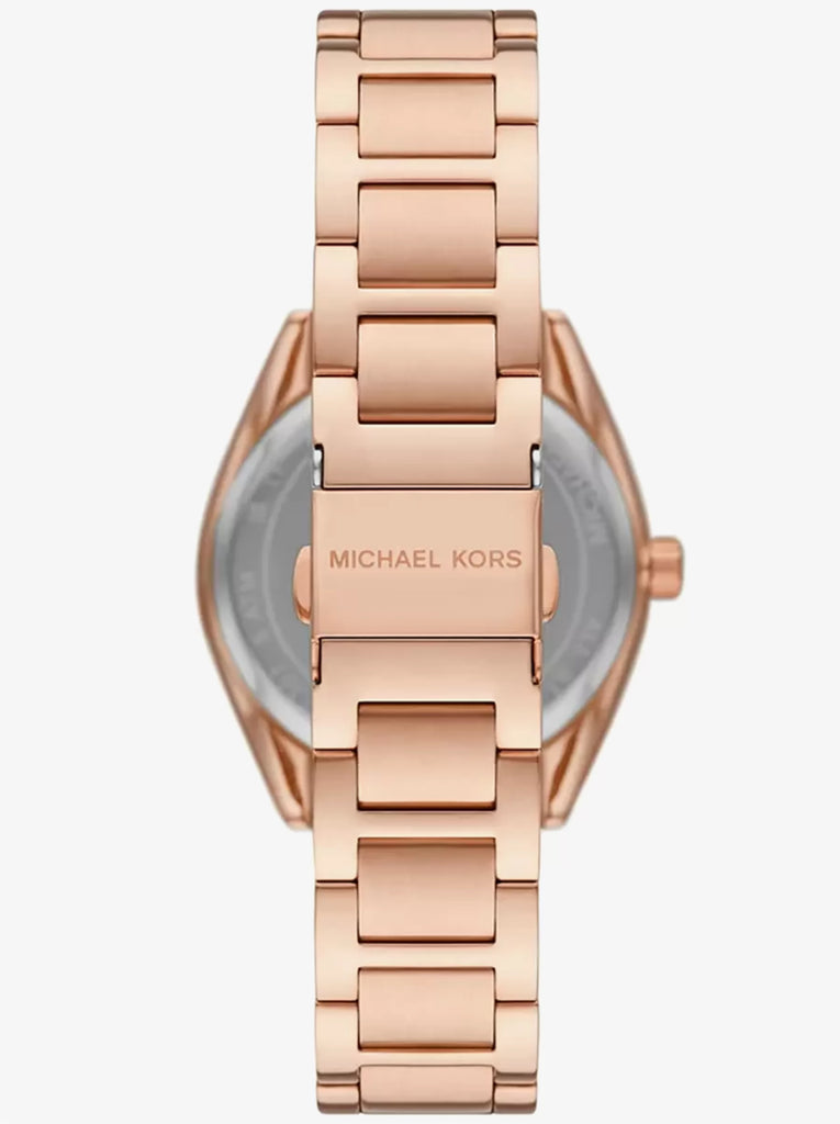 Michael Kors Janelle Rose Gold-Tone and Mulberry Women's Watch - MK7382