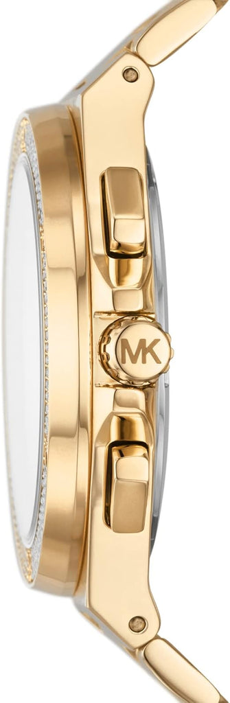 Michael Kors Lennox Pavé Chronograph Gold Men's Watch - MK8989